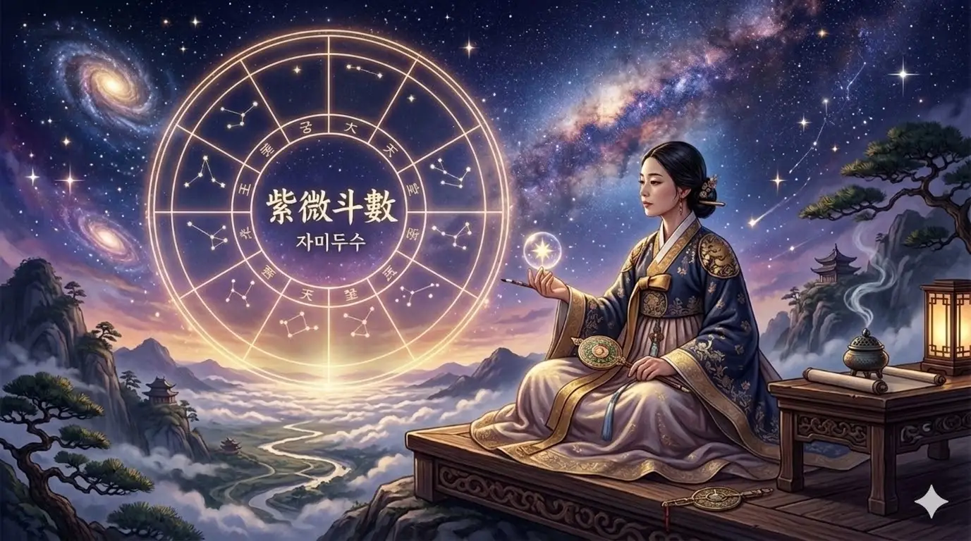 자미두수 紫微斗數 12궁 명반 — 동양 별자리 운명 분석 (Ziwei Doushu, 紫微斗数命盤, 자미두수)